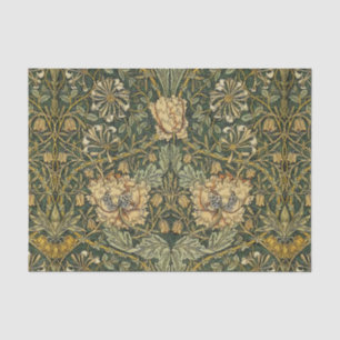 William Morris Honeysuckle Green Seidenpapier