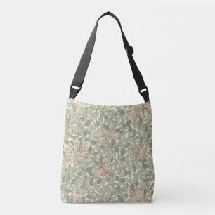 William Morris Honeysuckle Green Tragetaschen Mit Langen Trägern