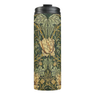 William Morris Honeysuckle Green Yellow Thermosbecher
