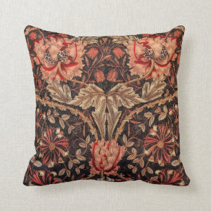 William Morris Honeysuckle Pattern Kissen