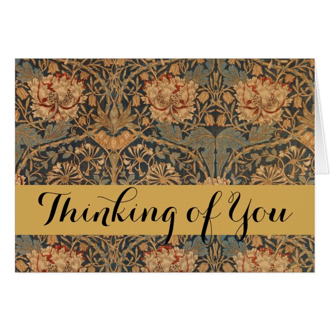 William Morris Honeysuckle Rich Wallpaper (Vorderseite (Horizontal))