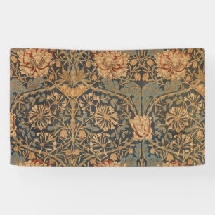 William Morris Honeysuckle Rich Wallpaper Banner