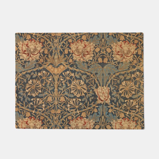 William Morris Honeysuckle Rich Wallpaper Fußmatte (Vorderseite)
