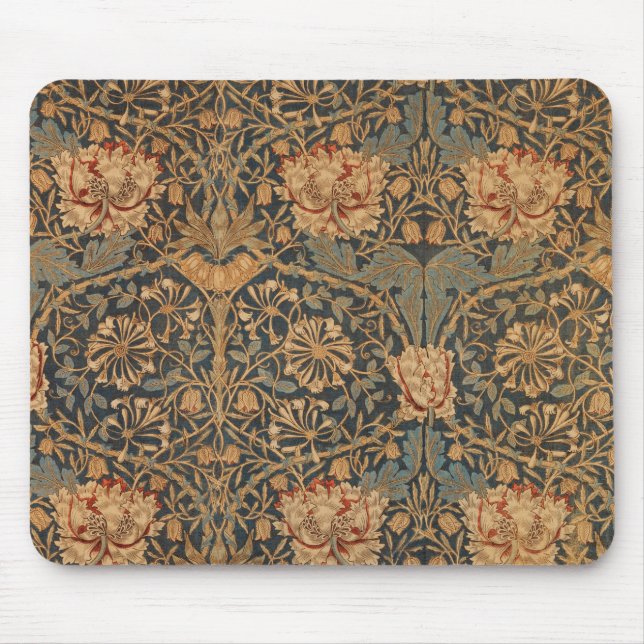 William Morris Honeysuckle Rich Wallpaper Mousepad (Vorne)