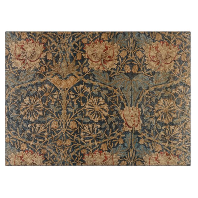 William Morris Honeysuckle Rich Wallpaper Schneidebrett (Vorderseite)