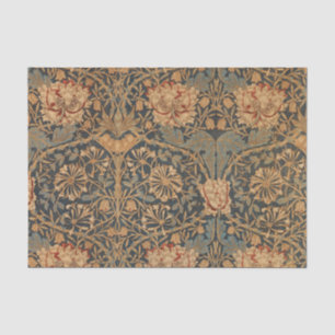 William Morris Honeysuckle Rich Wallpaper Seidenpapier