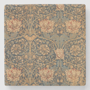 William Morris Honeysuckle Rich Wallpaper Steinuntersetzer