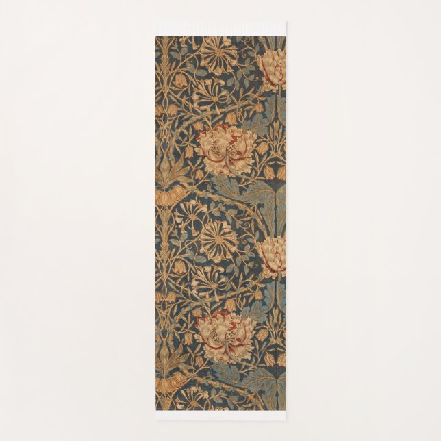 William Morris Honeysuckle Rich Wallpaper Yogamatte (Vorderseite)