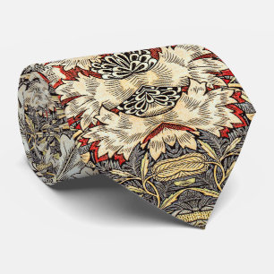 William Morris Honeysuckle Vintage-Design Krawatte