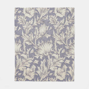 William Morris Horn Mohn Wallpaper-Druck: Vintage Fleecedecke