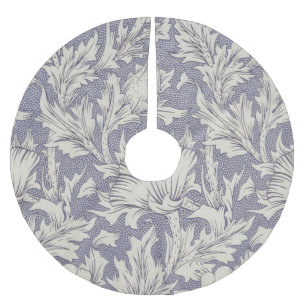 William Morris Horn Mohn Wallpaper-Druck: Vintage Polyester Weihnachtsbaumdecke