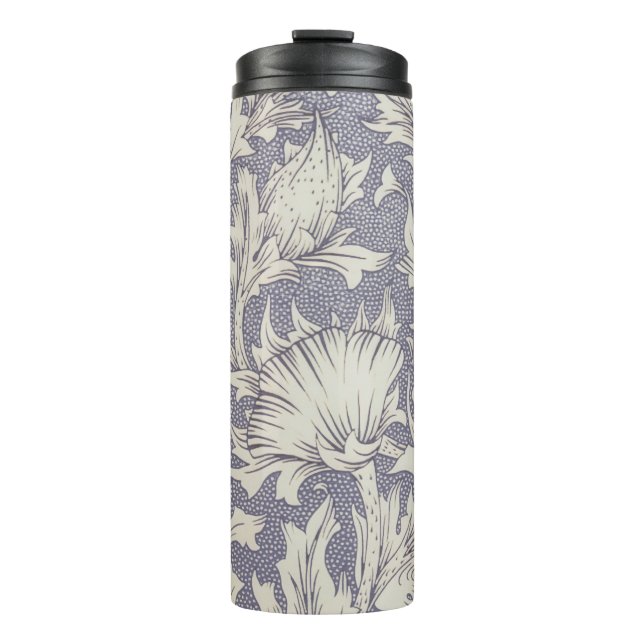 William Morris Horn Poppy Classic Floral Thermosbecher (Vorderseite)
