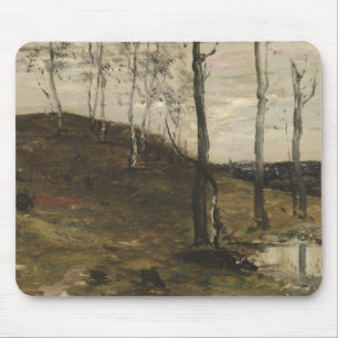William Morris Hunt - Hillside with Trees Mousepad
