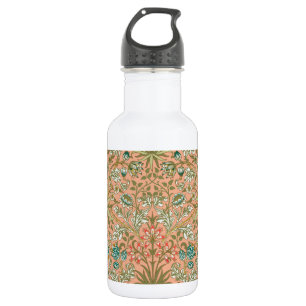 William Morris Hyacinth Blume Rose Edelstahlflasche
