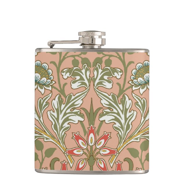 William Morris Hyacinth Blume Rose Flachmann (Vorderseite)