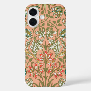 William Morris Hyacinth Blume Rose iPhone 16 Hülle