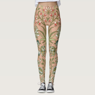William Morris Hyacinth Blume Rose Leggings
