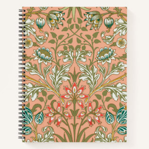 William Morris Hyacinth Blume Rose Notizbuch