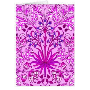 William Morris Hyacinth Imprimer, Lavande et Viole