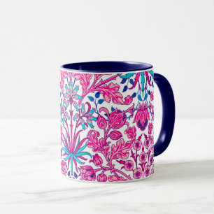 William Morris Hyacinth Print, Fuchsia Pink Tasse