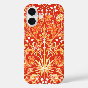 William Morris Hyacinth Print, Mandarin Orange iPhone 16 Hülle
