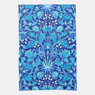 William Morris Hyacinth Print, Navy & Cobalt Blue Geschirrtuch