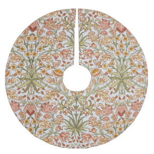William Morris Hyazinthen Blumen Botanische Kunst Polyester Weihnachtsbaumdecke