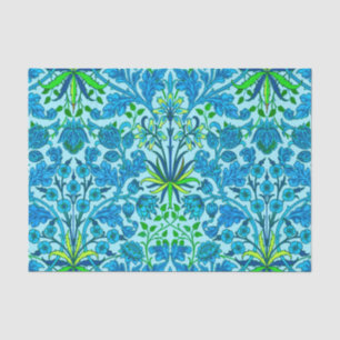 William Morris-Hyazinthen-Druck, Cerulean Blau Seidenpapier