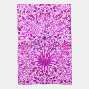 William Morris-Hyazinthen-Druck, Lavendel und Küchentuch