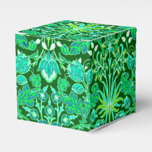 William Morris-Hyazinthen-Druck, Smaragdgrün Geschenkschachtel