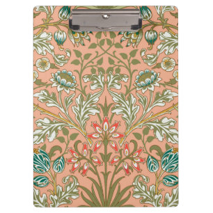 William Morris Hyazinthen-Muster Staubrose Klemmbrett