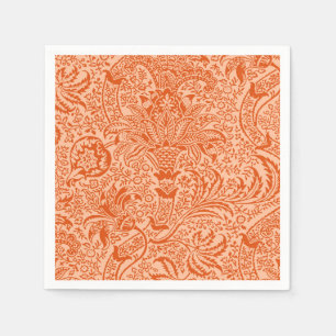 William Morris-Inder, Pfirsich und korallenrote Serviette