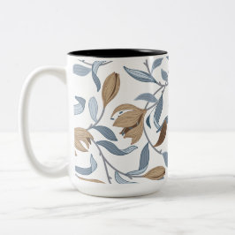William Morris Inspiriert Elegant Floral Zweifarbige Tasse