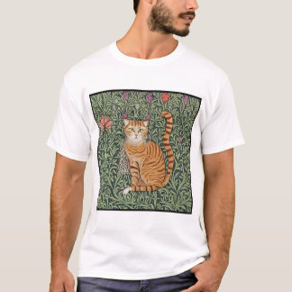 William Morris Inspiriert Katze 1 T-Shirt