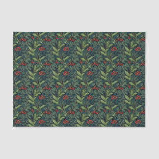 William Morris Inspirierte Red Holly Berry Christm Seidenpapier