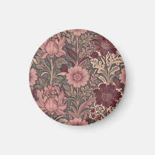William Morris inspiriertes Blumenmuster Magnet