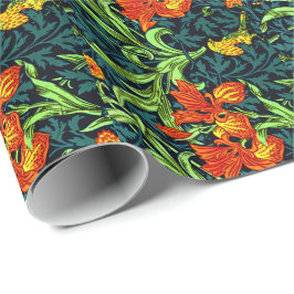 William Morris - Iris Geschenkpapier