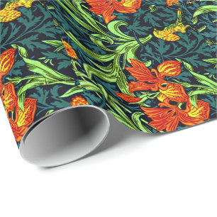 William Morris - Iris Geschenkpapier