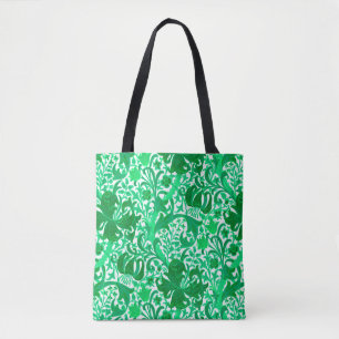 William Morris Iris und Lilie, Jade Grün Tasche