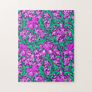William Morris Irises, Amethyst Lila