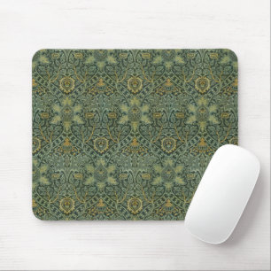 William Morris Ispahan Tealgrün Floral Art Mousepad