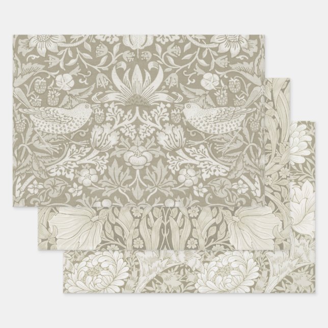 William Morris, Ivory Geschenkpapier Set (Set)