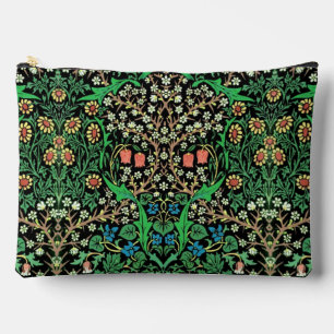 William Morris Jacobobobohne, floral, schwarzer Hi Zubehörtasche