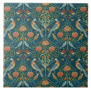 William Morris “Jahreszeiten von Mai” 1 Fliese