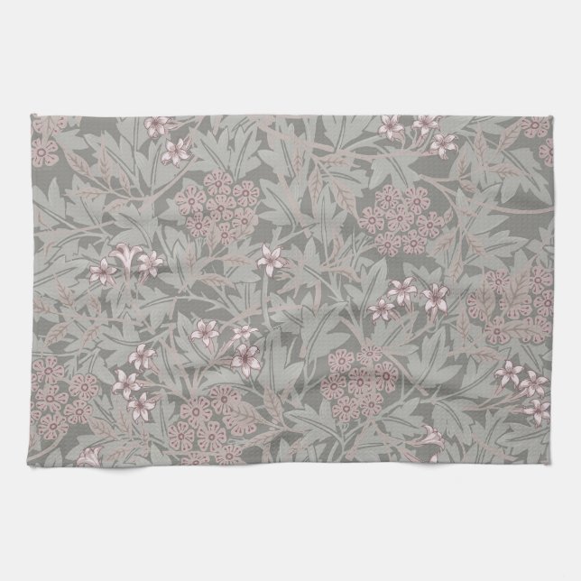 William Morris Jasmin-Blumenmuster Geschirrtuch (Horizontal)