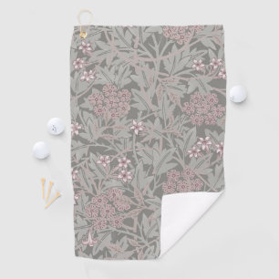 William Morris Jasmin-Blumenmuster Golfhandtuch