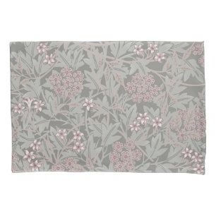 William Morris Jasmin-Blumenmuster Kissenbezug