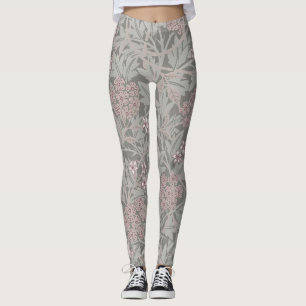 William Morris Jasmin-Blumenmuster Leggings