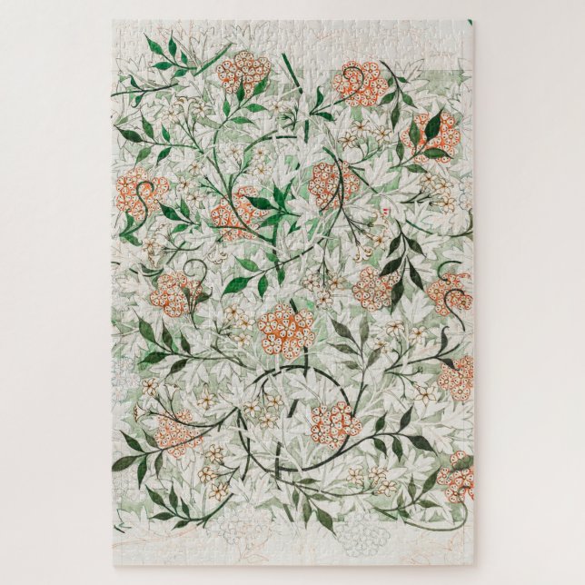 William Morris - Jasmin-Muster-Kunstwerk (Vertikal)