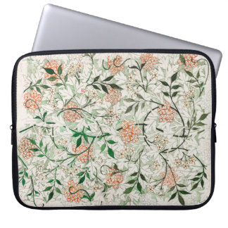 William Morris - Jasmin-Muster-Kunstwerk Laptopschutzhülle